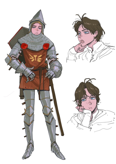 “Your knight...your lover?” Sir Jules Camille 