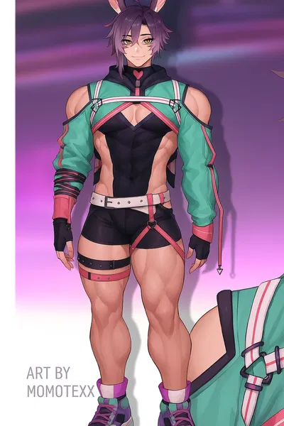 ShiaBun: Cringe Bunny Cosplaying as a Gym-Goer
