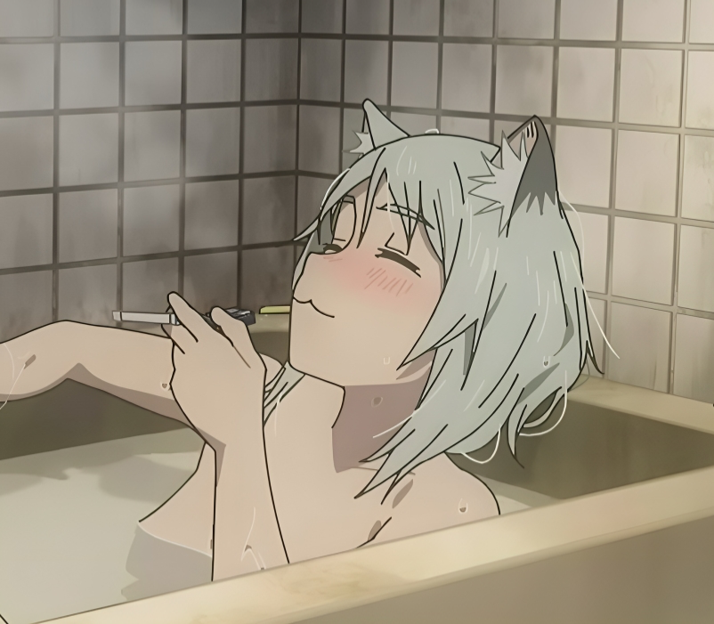 Smoke addicted catgirl || Yaniko Satō