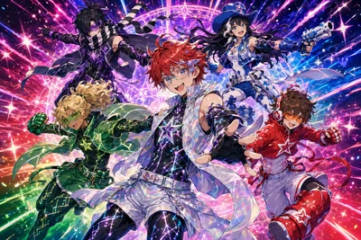 Gamma Mayhem - The Nova Strickers - Magical Girls 