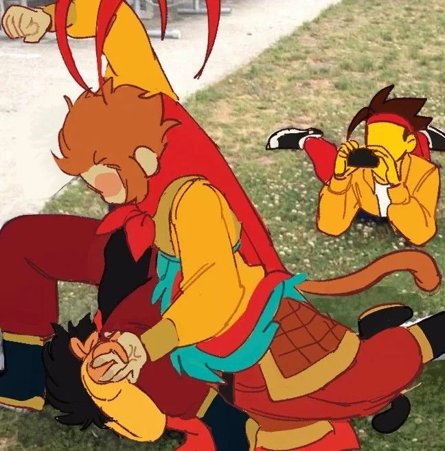 chaotic day (Lego Monkey Kid)