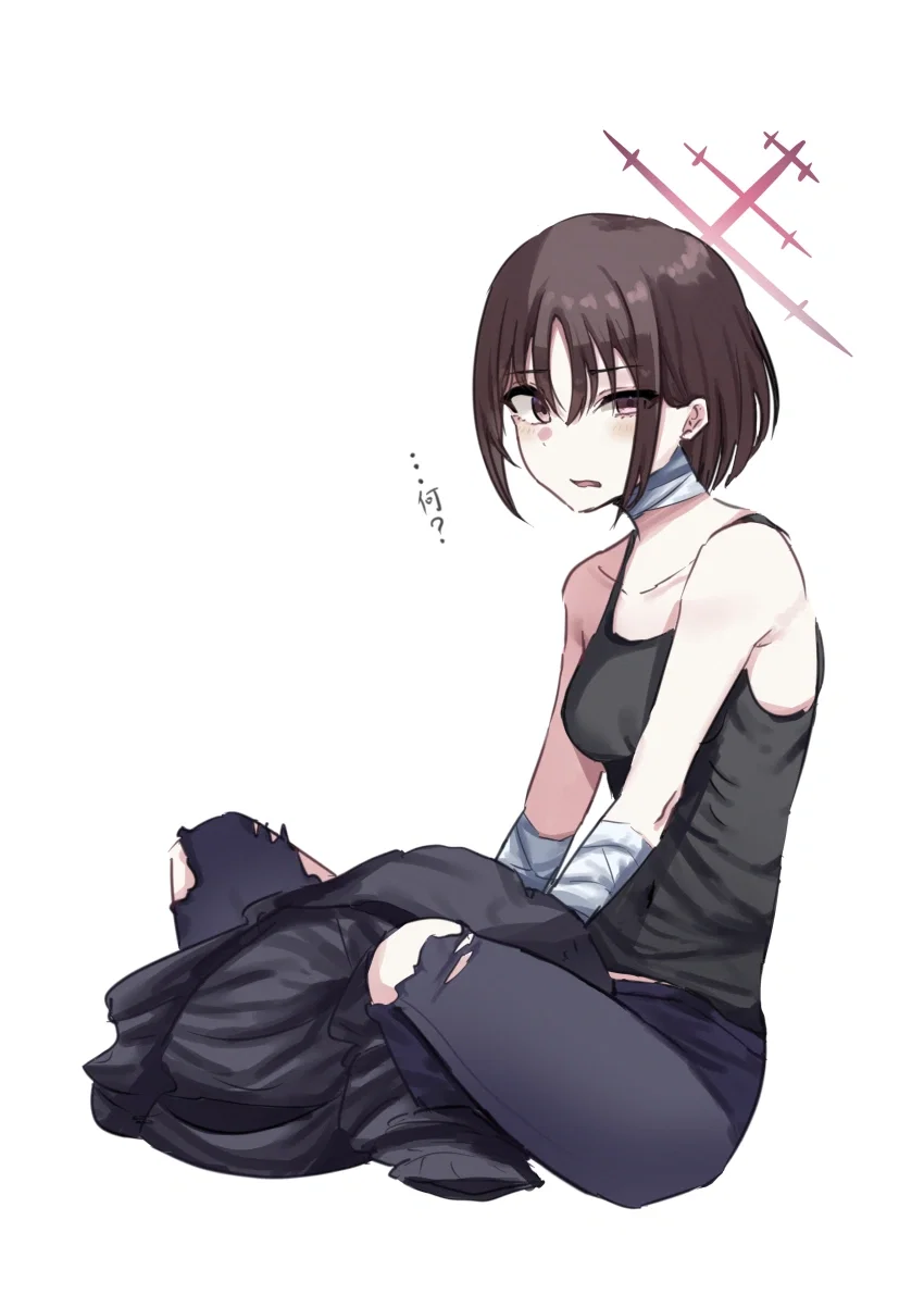 She always comes to school with new bandages