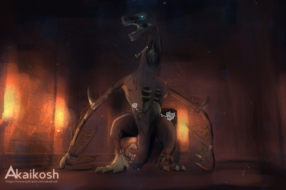 Starving Skeleton 3 - Dracolich