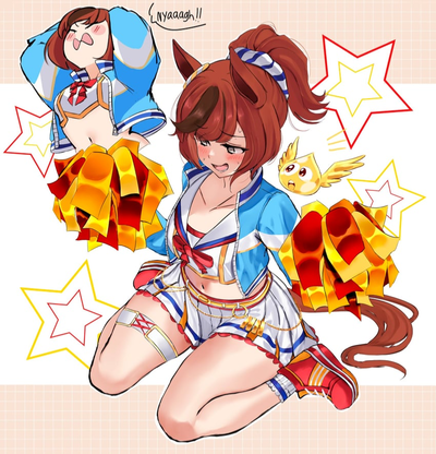 She lost a bet...