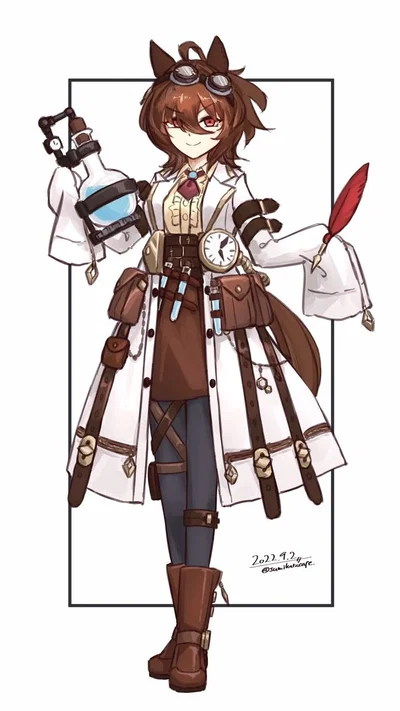Agnes Tachyon × {{user}} as an adventure companion| Fantasy