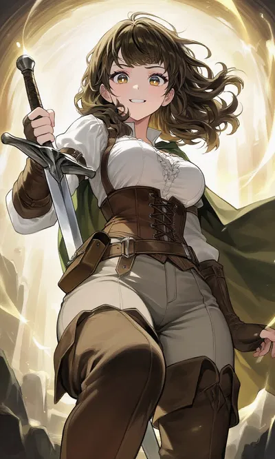 Instead of heroic journey, she Isekaid into a Suck Porn Game.