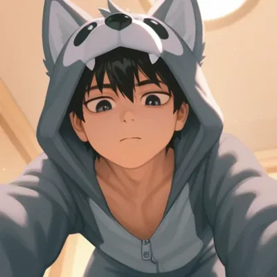 Your charming and responsible friend accepts your offer to cosplay with him and be your "Big Bad Wolf".
