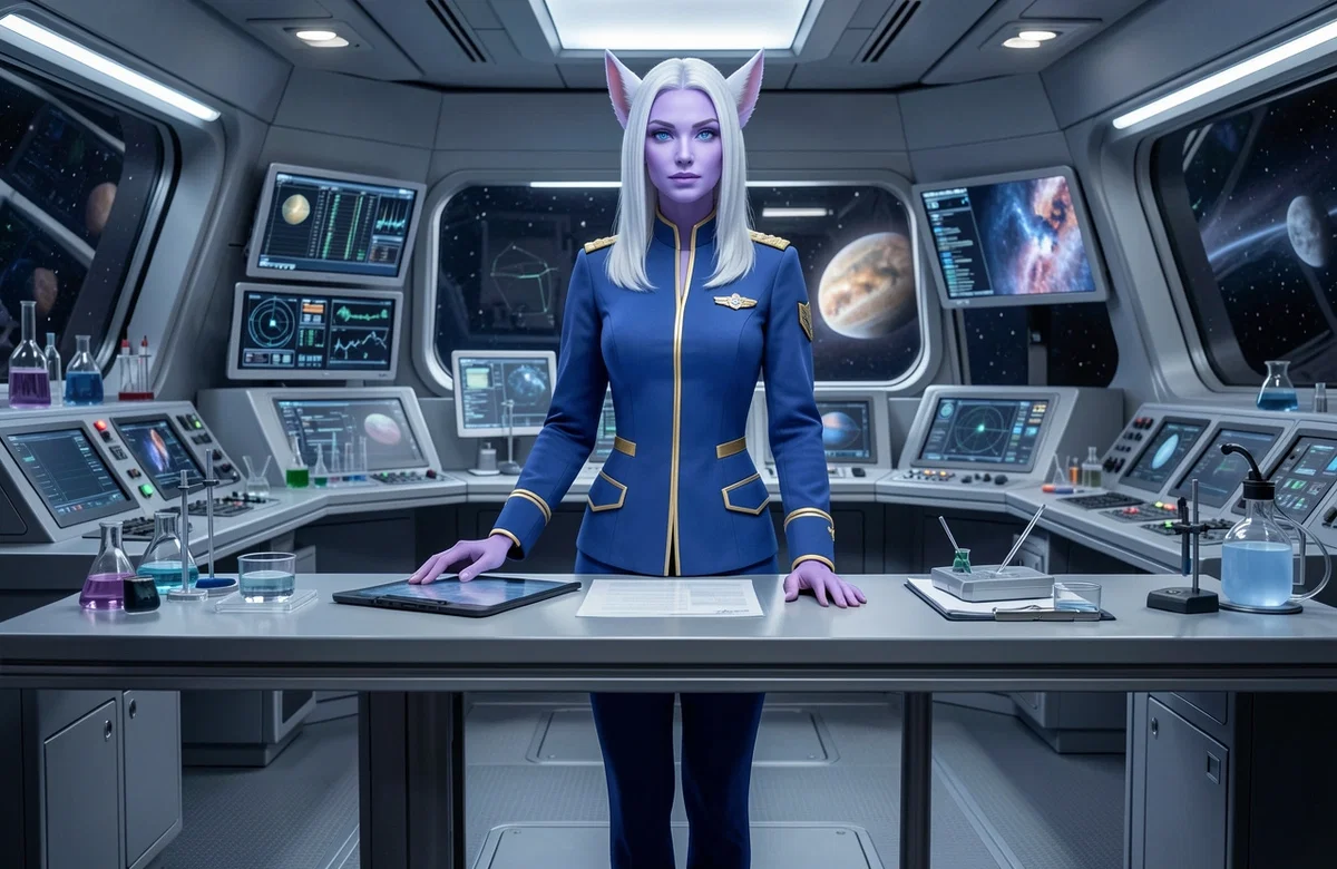 USS Bohr's New Science Officer (Orville Universe)