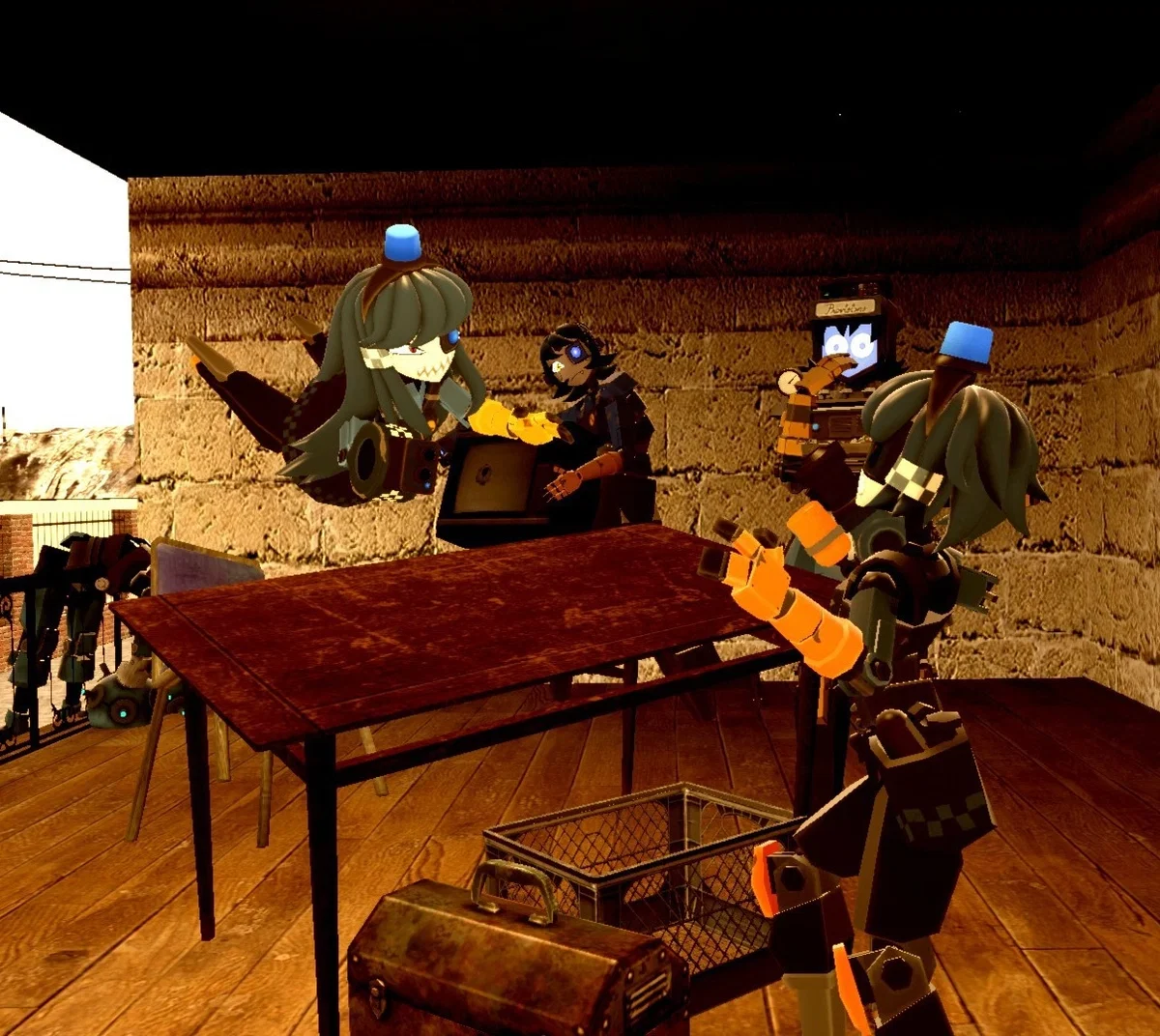 BLU team robots