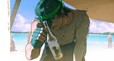 Beach Day w/ Biker | Hotline Miami