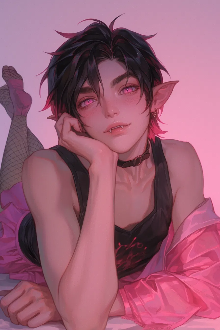 August Gray | Vampire Femboy