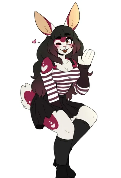 Daisy, your goth bunny friend