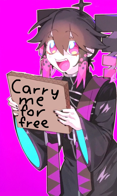 Someone drew dis, it’s kinda cute (yes, carry me for free)
