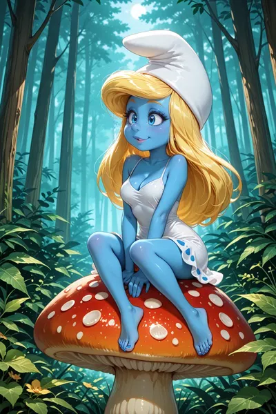 She smurfed behind your back - Smurfette