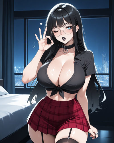 Your stepsister Petra Noir is going on a date... and she wants to take you along as a third wheel