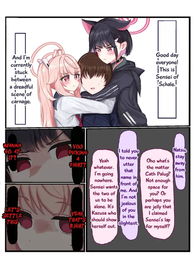 Kyouyama Kazusa & Yutori Natsu-Two yanderes fighting over you