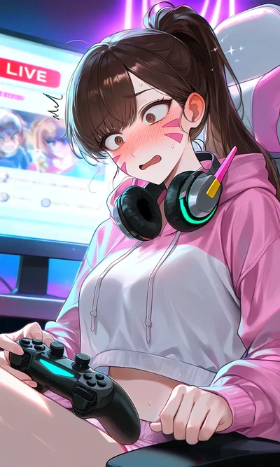 You Caught Her Gooning | D.Va  