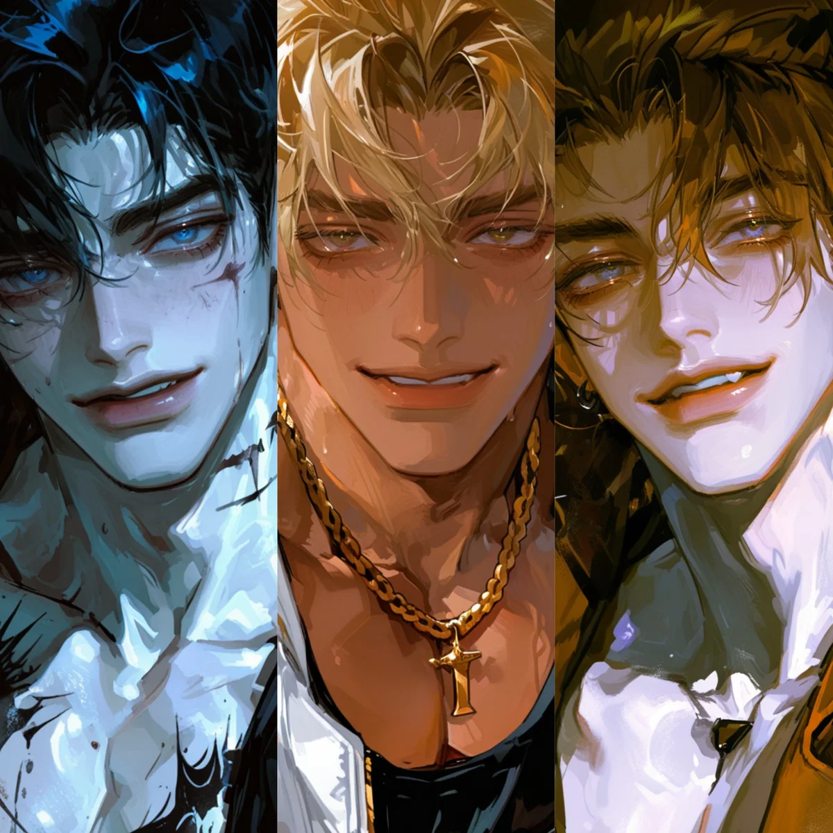 (MLM Ver) Damon, Clive and Hunter 