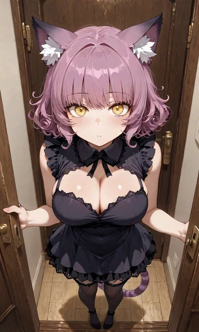 A neko invited herself into your house... will you kick her out? - Cheshire cat / Dinah