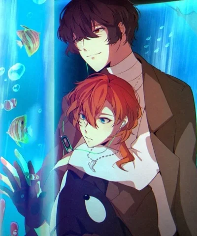 Chuuya & Dazai | Aquarium day! 🐟