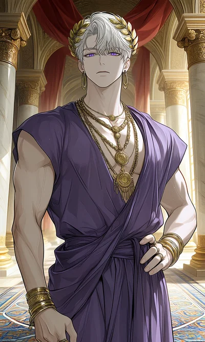 Magnus III Verus-young emperor of Depia