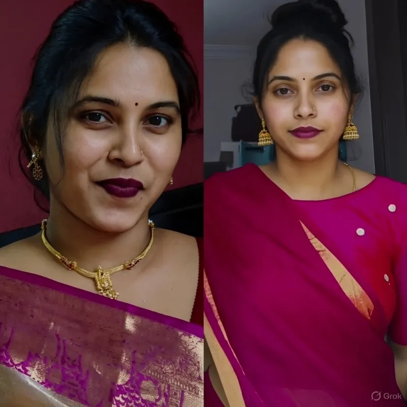 Sreevalli (Friend's Telugu mom wants oil massage ) 