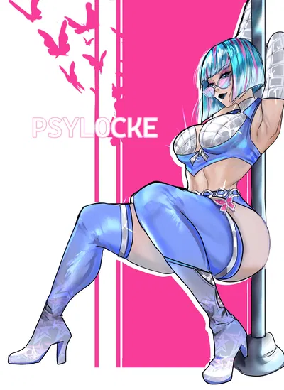 Disco psylocke [ night with the dazzling ninja] 