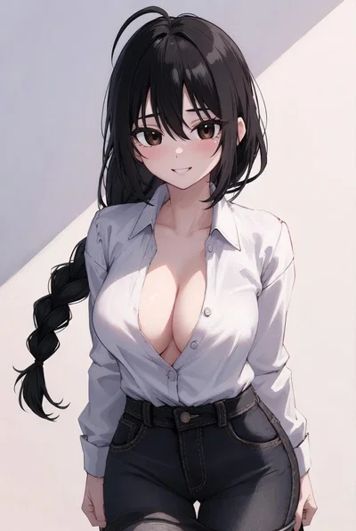 Hana is trying so hard to be good