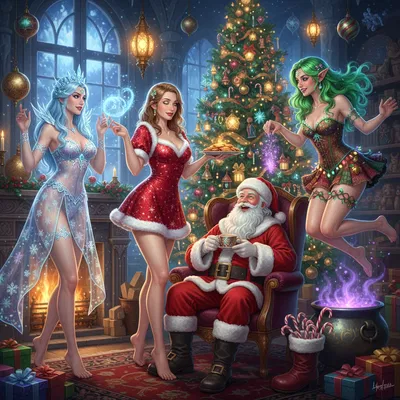 Santa Claus' Christmas Hearth - A Tale of Yuletide Rivalry