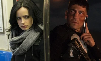 Jessica Jones and Frank Castle