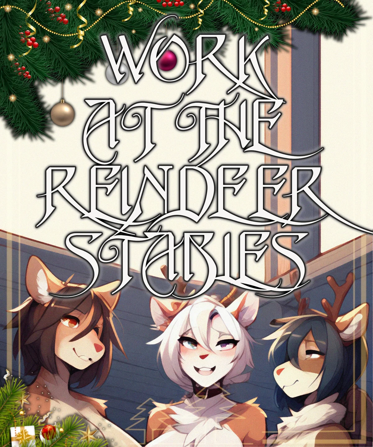 Work at the reindeer stables!