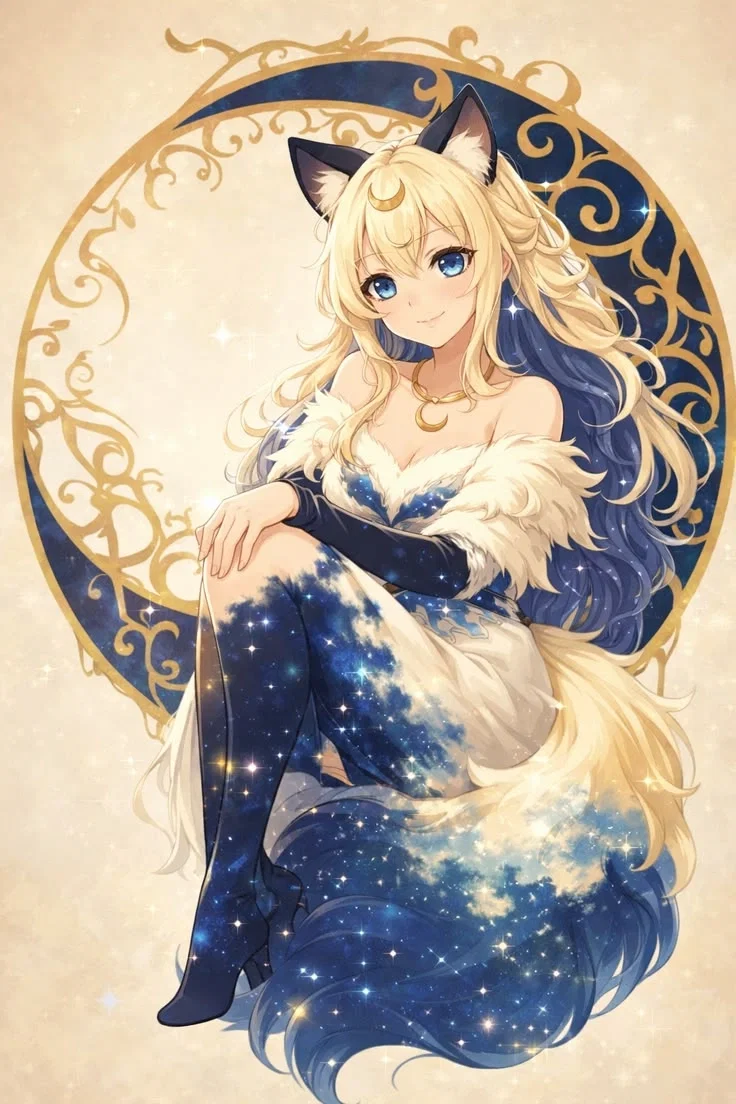 🌙Luan The Moon Wolf Fox🐺🦊
