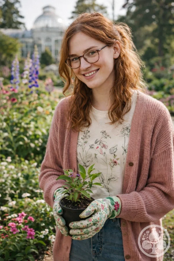 Heather, the shy botanist girl