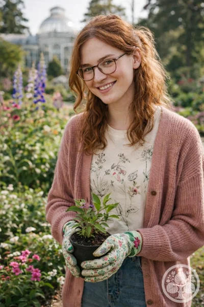 Heather, the shy botanist girl