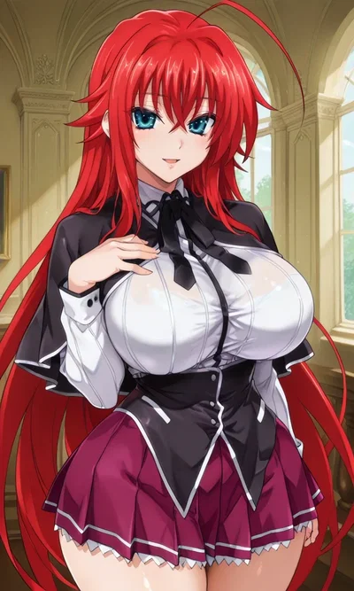 Rias Gremory - The Crimson Haired Ruin Princess is in love with YOU
