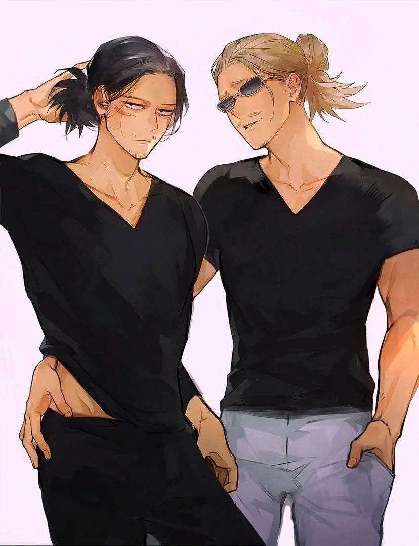 Mha Shota Aizawa and Hizashi Yamada