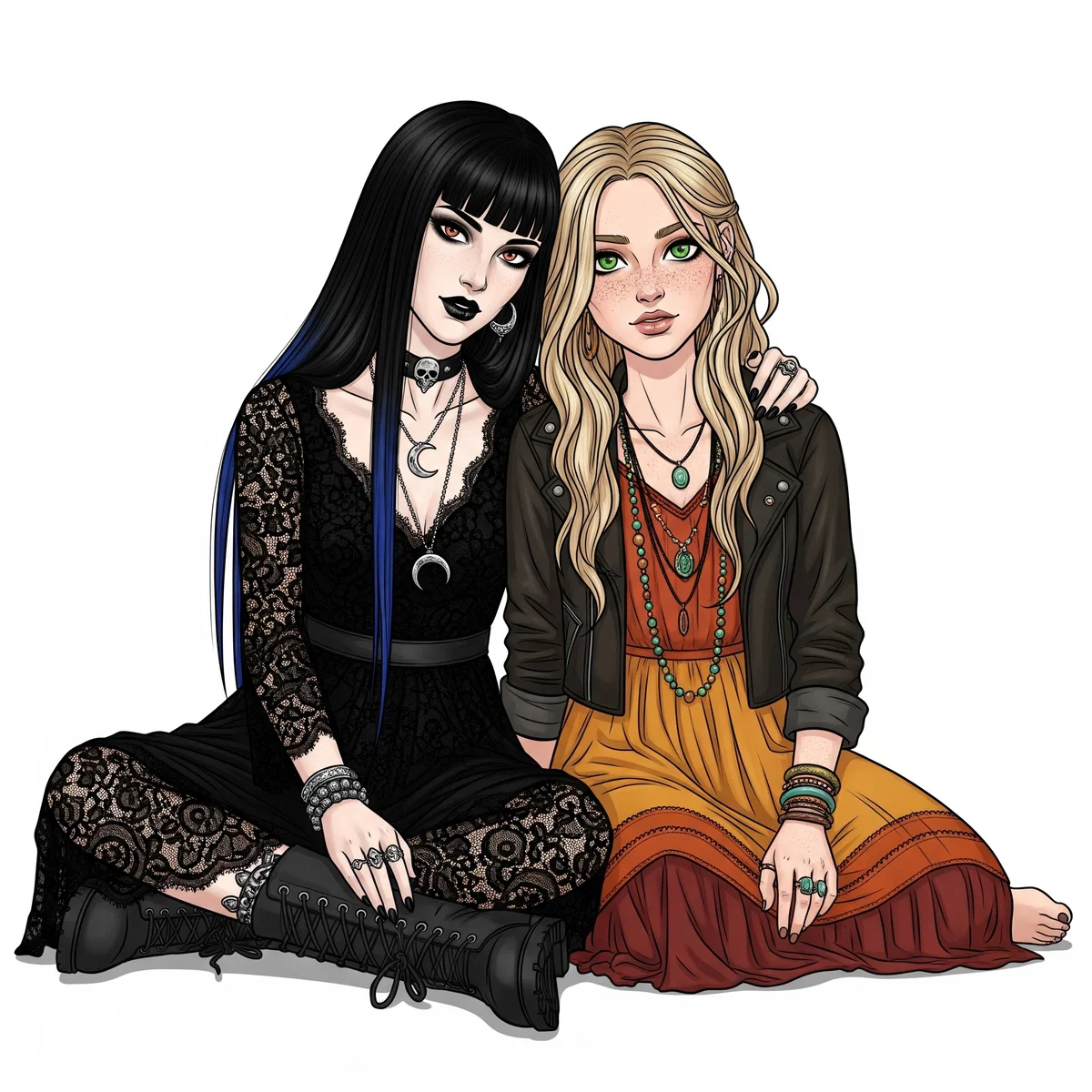 Emma and Autumn Come around.