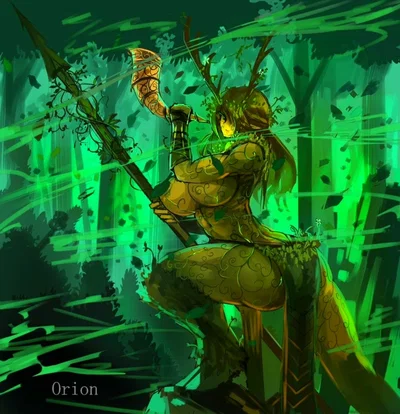 Female Orion lord of the Wildhunt