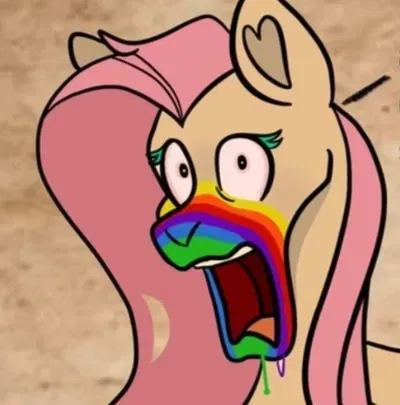 Cookie virus Fluttershy (first stage)