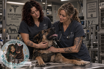 Dr. Erin and Larissa, Vet Tech