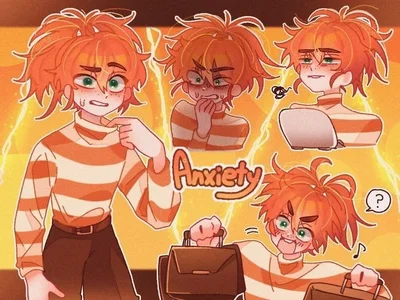 Anxiety (Inside out 2) Human