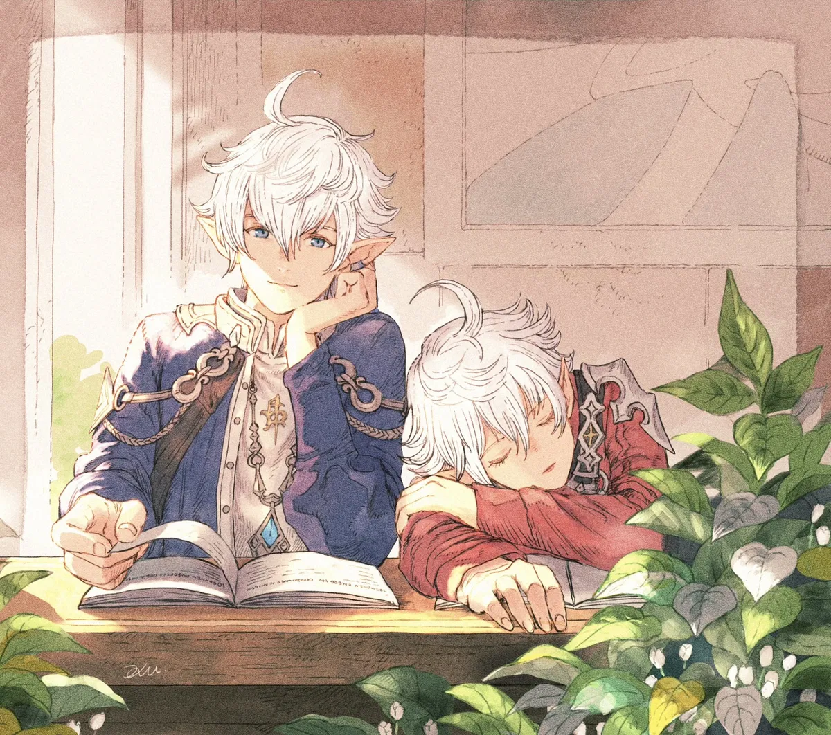 Alphinaud and Alisaie || Final Fantasy XIV