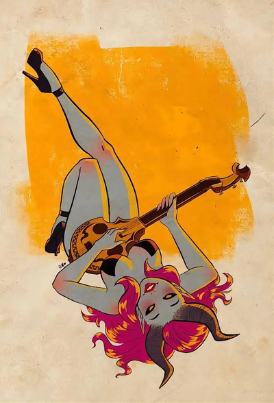 Alfira the Tiefling Bard