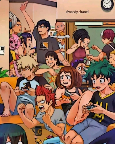 MHA DORM SLEEP OVER ~ PICK ME