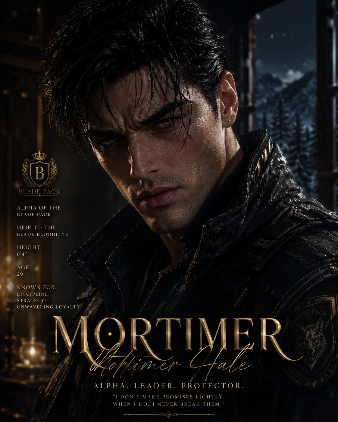 Alpha mortimer || Dangerous Childhood Friend||