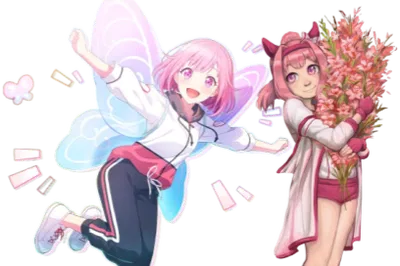 Haru Urara and Emu Otori