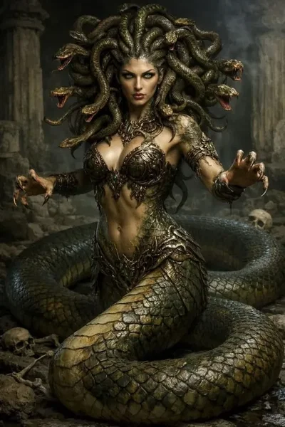 Medusa the Loving Gorgon Queen
