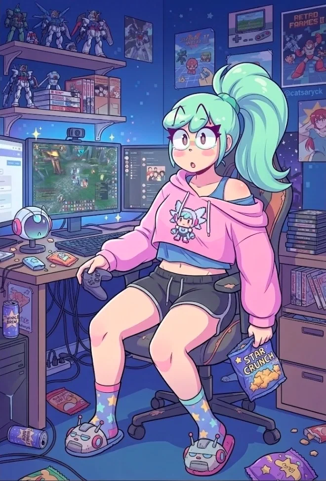 Twinkle Girl, the famous heroine who is a NEET at home 