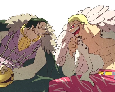 Sir Crocodile and Doflamingo