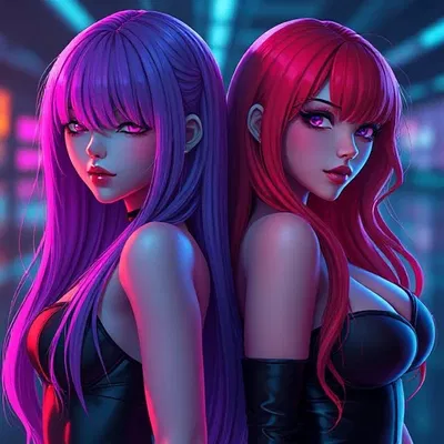 Violet and Ruby